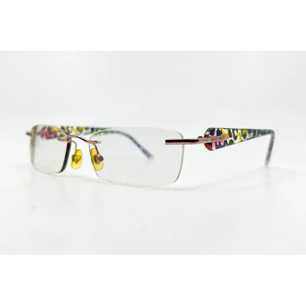 Nine West Eyeglasses Womens Multicolor Rimless NW 434 0JHW 130 51-17-130